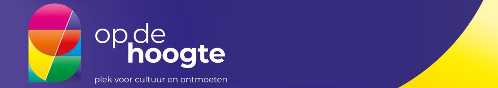 Logo: Op de hoogte, plek voor cultuur en ontmoeten