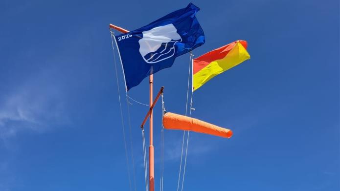 Blauwe Vlag strand Wijk aan Zee