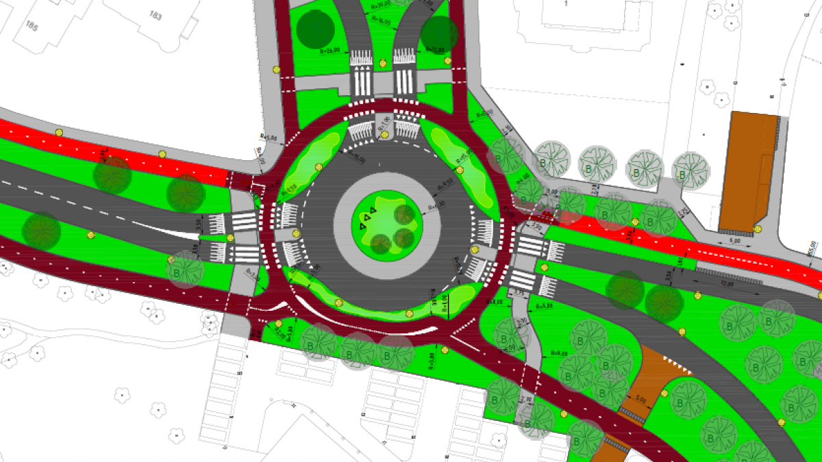 Definitief Ontwerp rotonde Warande-Zeestraat vastgesteld