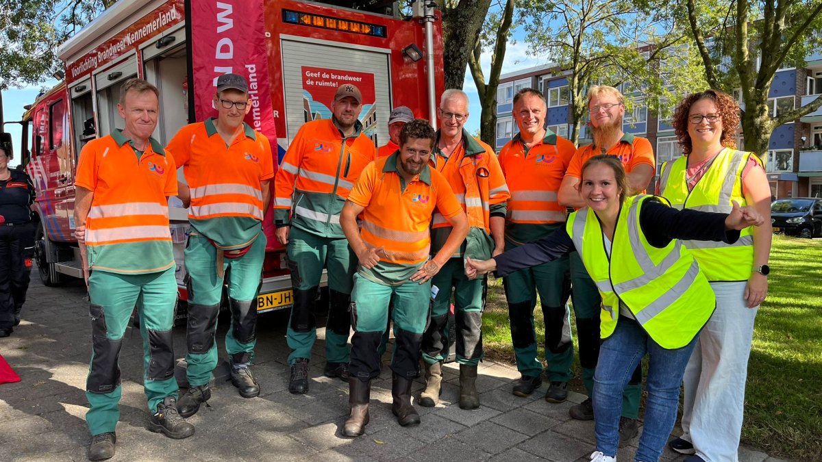 Handen uit de mouwen in Meerestein