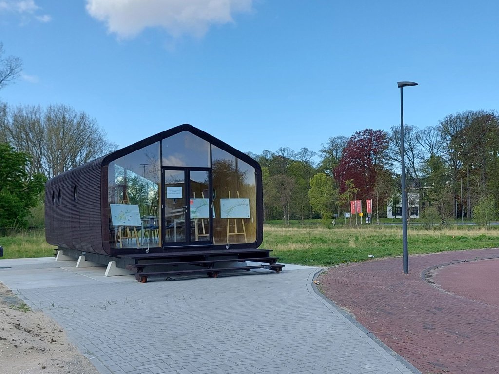 Ingang van informatiecentum Wikkelhuis