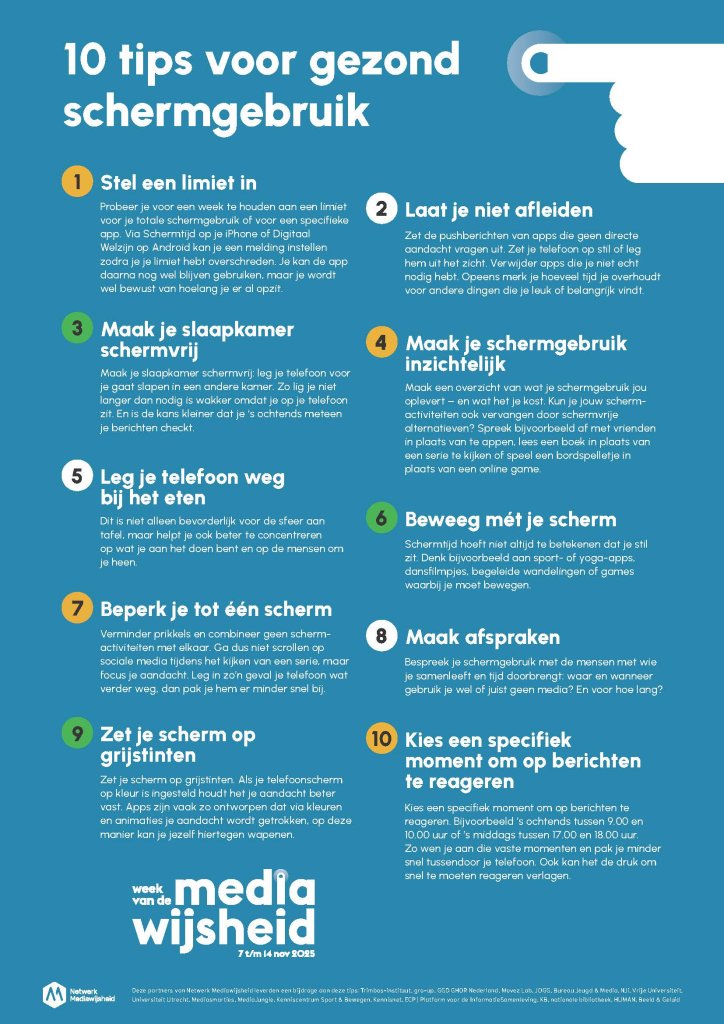 10 tips voor gezond schermgebruik