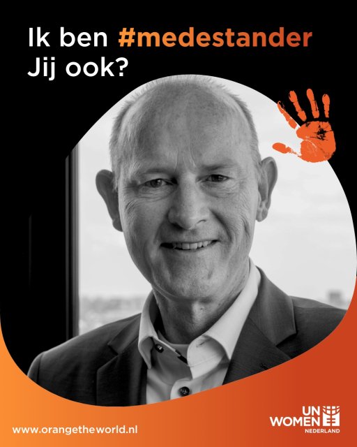 Orange the World 2025 medestander wethouder Sjaak Struijf
