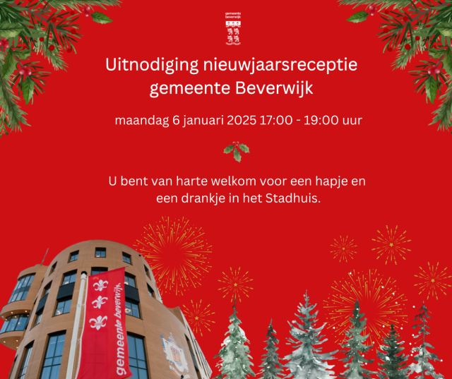 Uitnodiging nieuwjaarsreceptie 2025