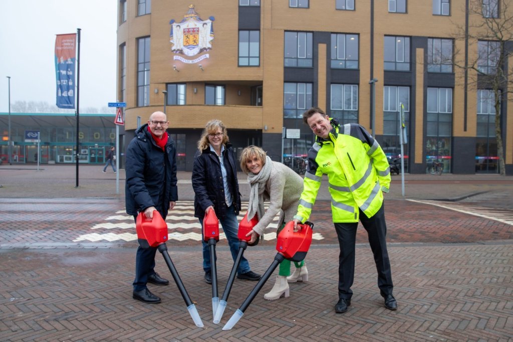Sjaak Struijf, Sjakel van Wesemael, Marjan Leijen en Gertjan de Waard.