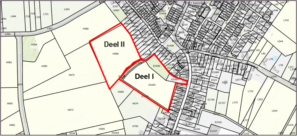 plattegrond van Tussen de Dijcken