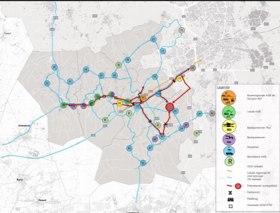 Netwerkkaart mobiliteitshubs