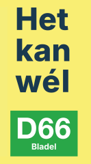 D66 verkiezingsposter