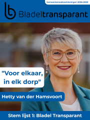 Bladel Transparant verkiezingsposter