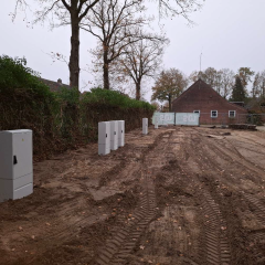 Bouwrijp maken voor de 6 tijdelijke woonunits aan de Leemskuilen 16