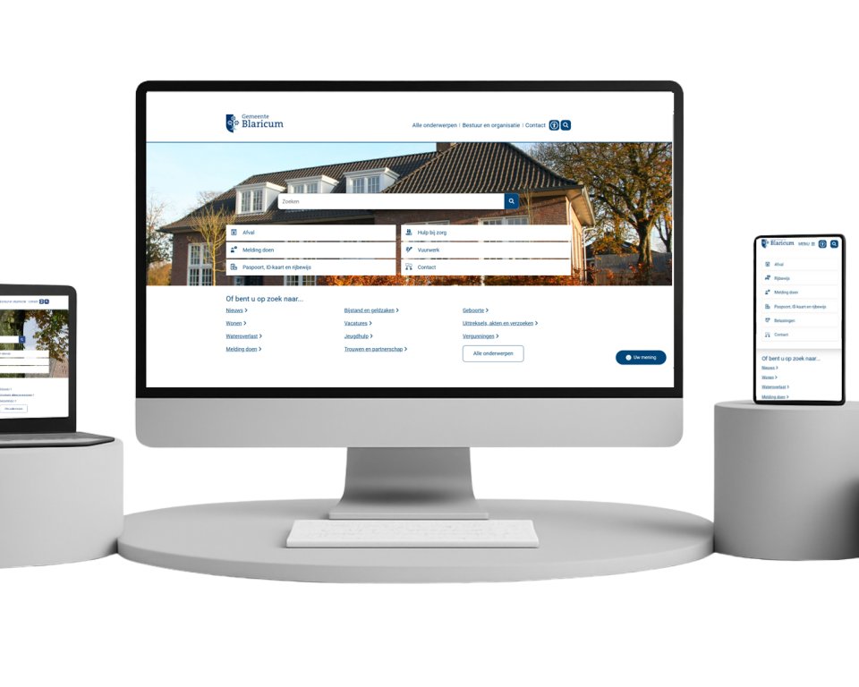 Vernieuwde website Blaricum