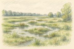 Moeraszone in het Markdal