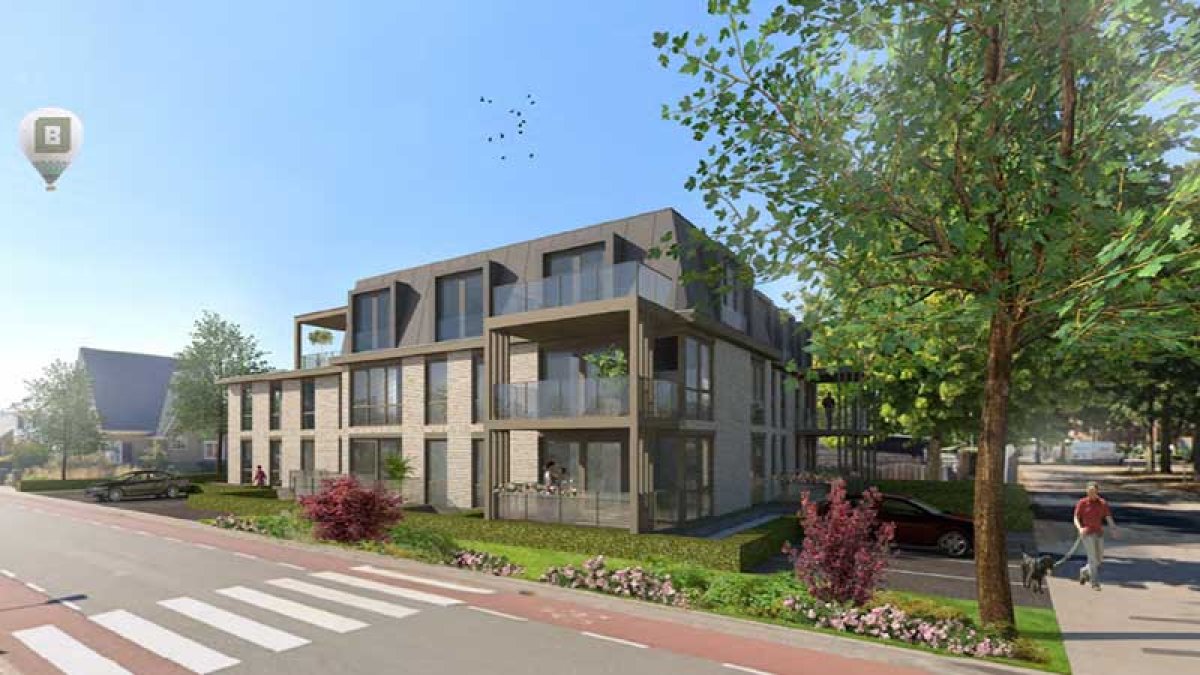 Plan voor 11 Levensloopbestendige appartementen in Zelhem