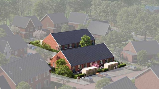 Impressie huurwoningen nieuwbouw De Buitentuin Baak