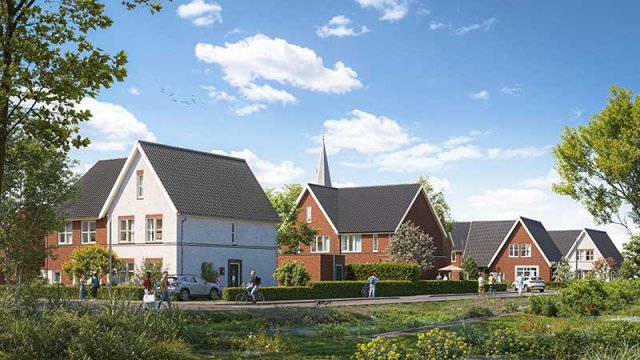 Impressie nieuwbouw De Buitentuin Baak
