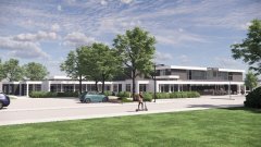 Impressie van de ruimtes naast Sporthal de Kamp