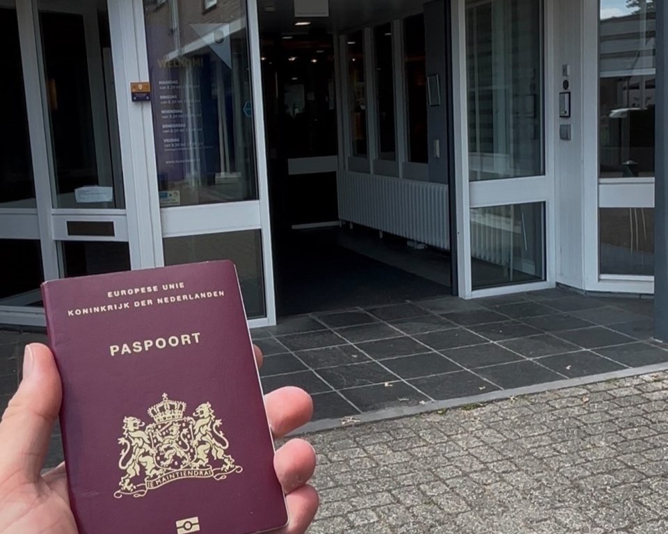 Paspoort gemeentehuis