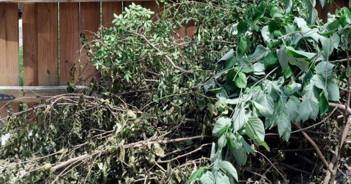 Ophaalronde grof tuinafval