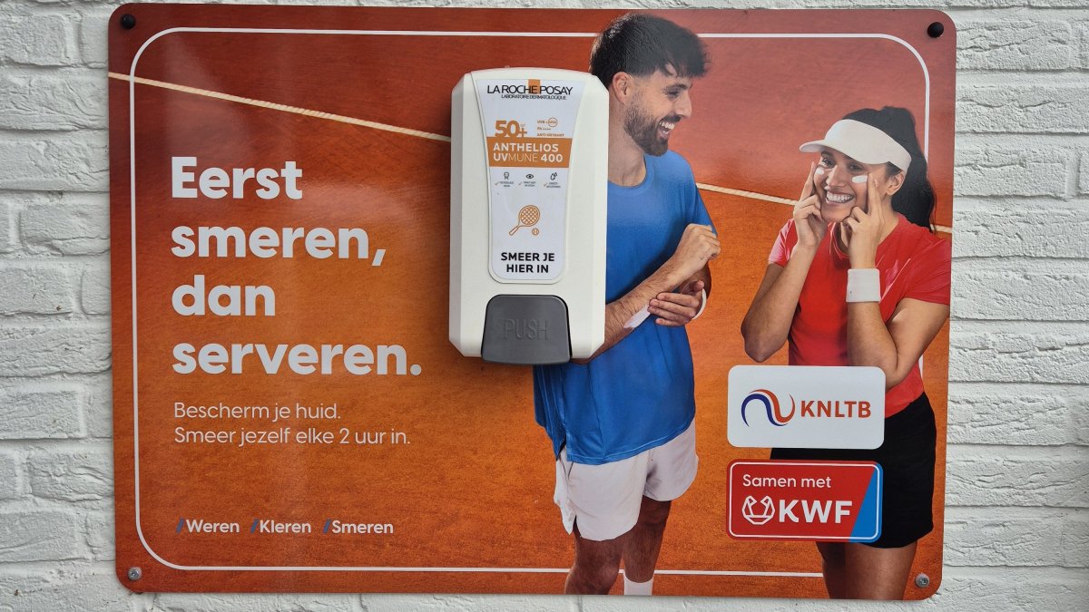 Ook gratis zonnebrandcrème bij TV De Eemslag
