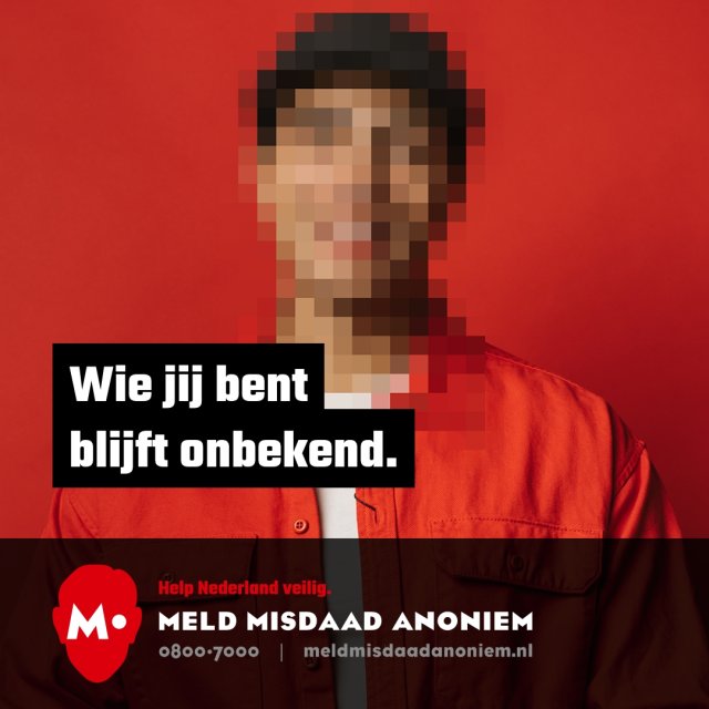 Meld misdaad anoniem