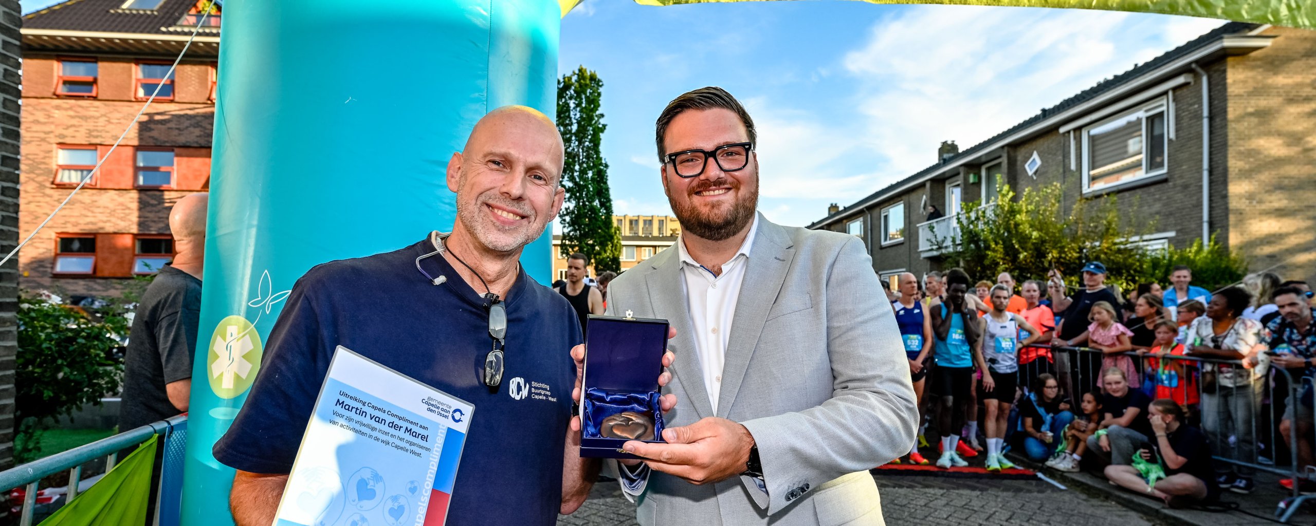 Capels Compliment voor Martin van der Marel