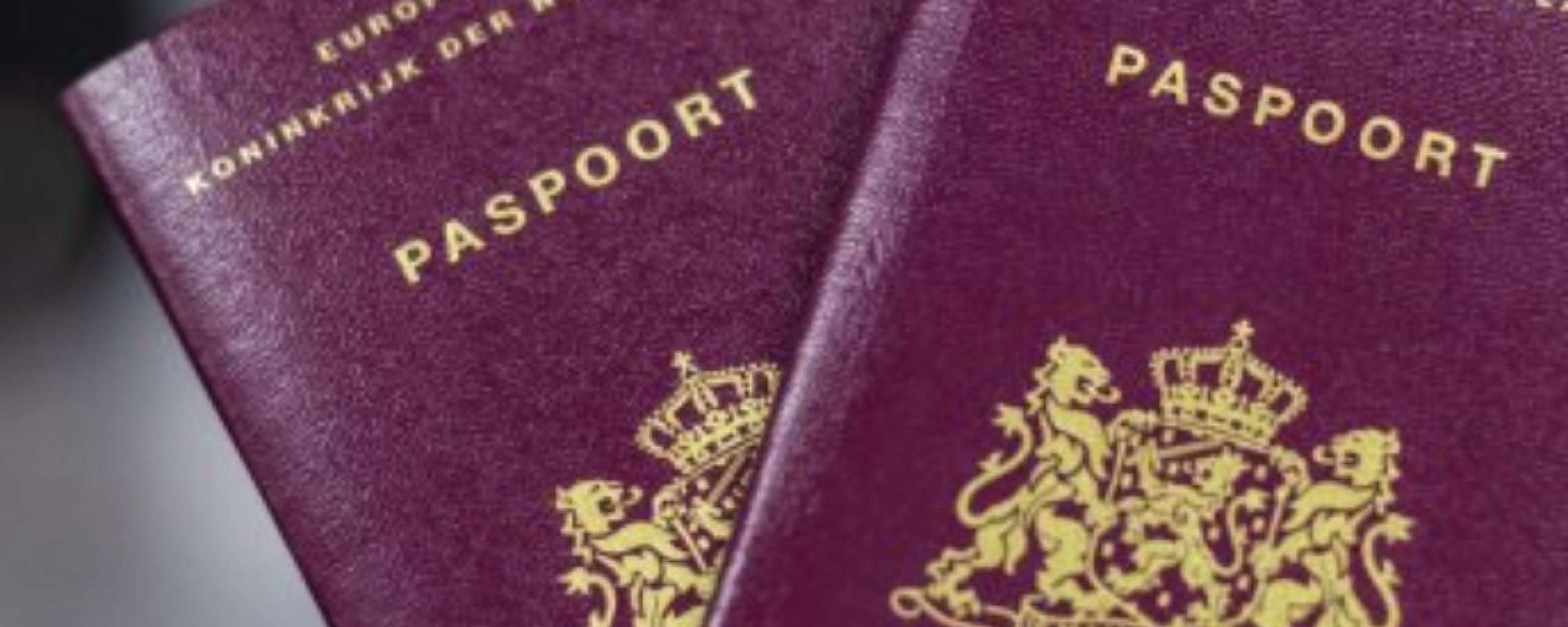 Twee Nederlandse paspoorten