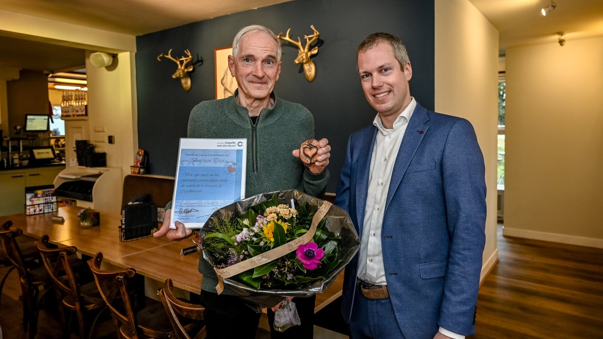 Capels Compliment voor groenedakenadviseur Bert van Trigt