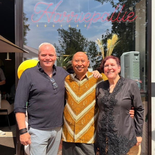 Eric Faassen was aanwezig bij de opening van de vaste locatie van Harriepallie