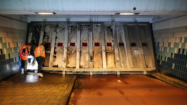 Testen van kleppen Blinkerttunnel 