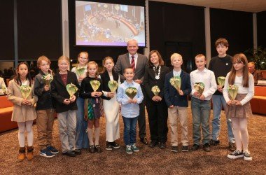 Het nieuwe Kindercollege met wethouder Eric Faassen