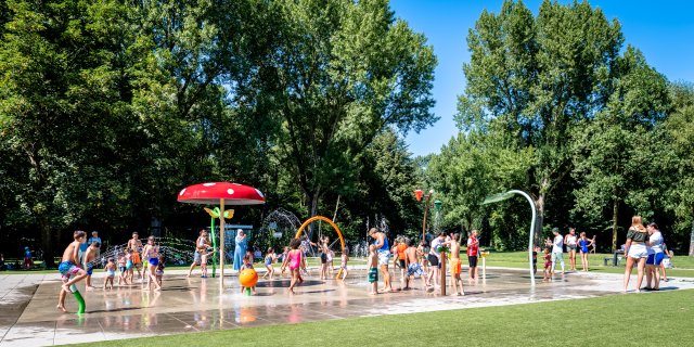 Waterspeeltuin in het Schollebos
