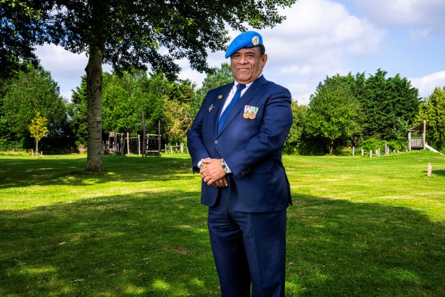 Selwyn Timisela in uniform