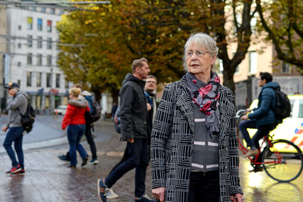 Vrouw in de stad