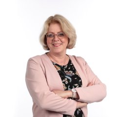 Portretfoto van Hilde Groenendijk-de Vries, lijsttrekker ChristenUnie