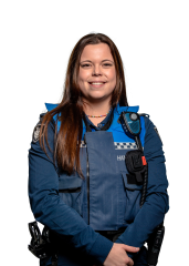 Foto van wijkhandhaver Nienke van Es