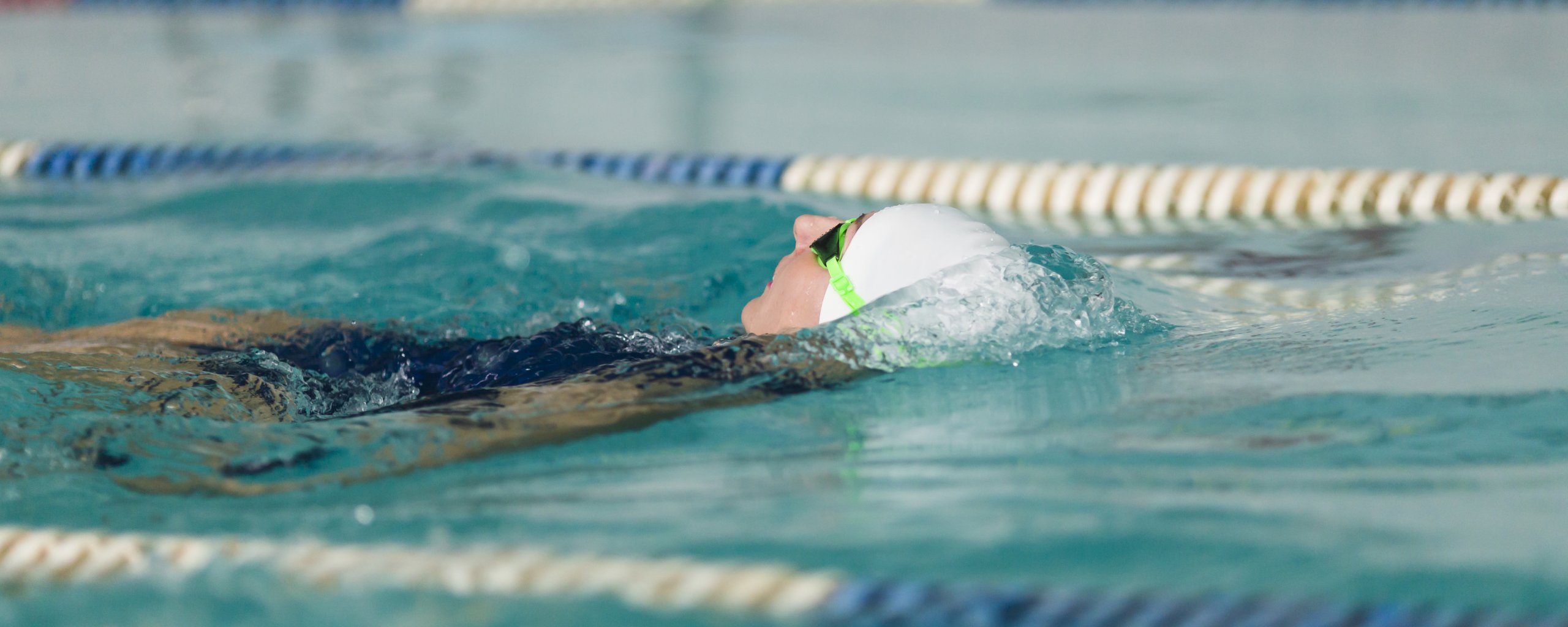 zwemmer in water