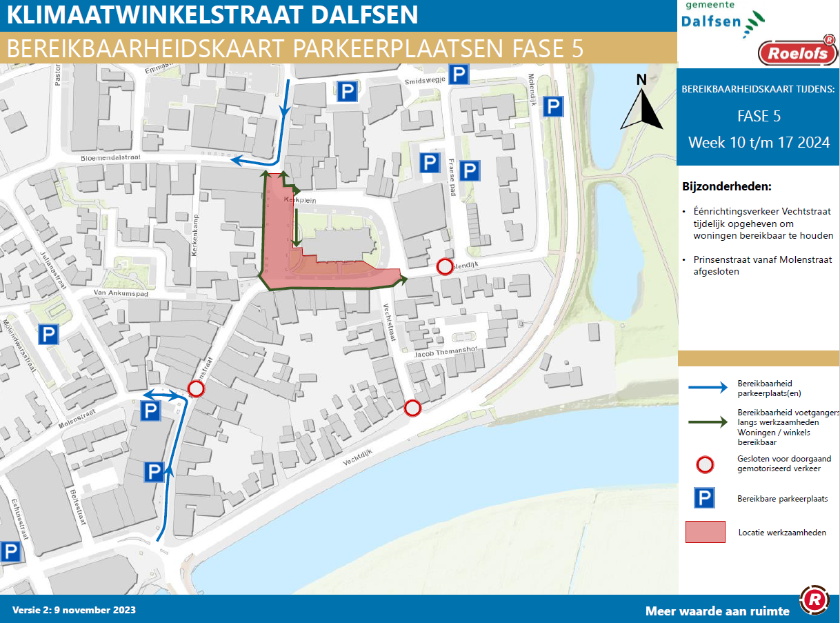 Bereikbaarheid fase 5 Dalfsen klimaatwinkelstraat