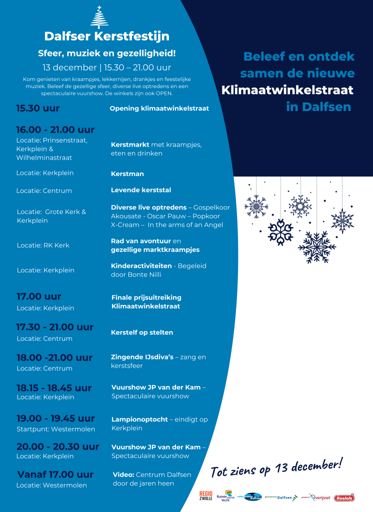 Programma Dalfser Kerstfestijn