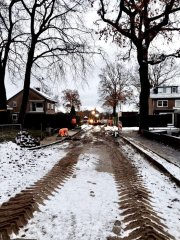 Molendijk bestraten Klimaatwinkelstraat