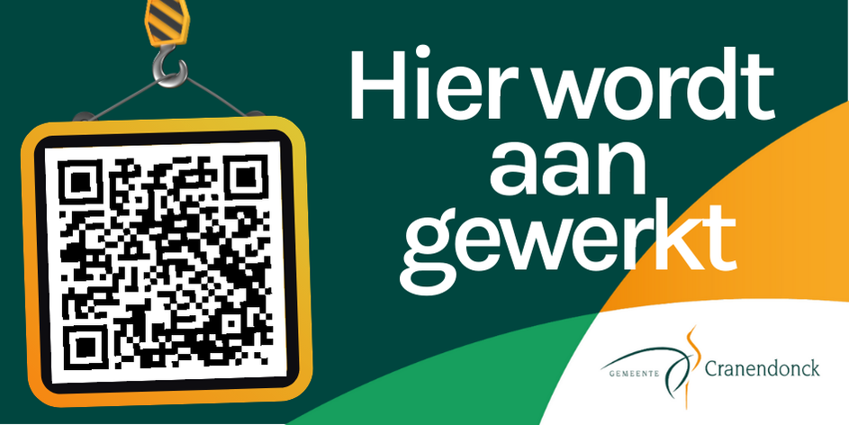 afbeelding van de sticker met de QR code