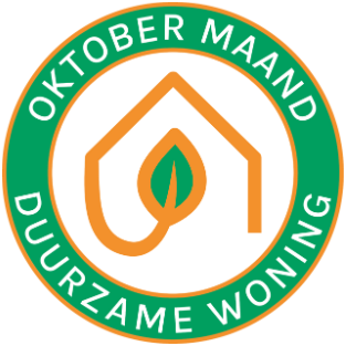 Logo Oktober Maand Duurzame Woning