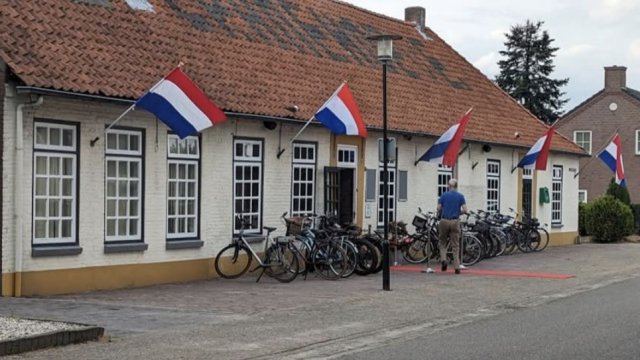 Foto van de gevel van de Cranenhoeve in Gastel