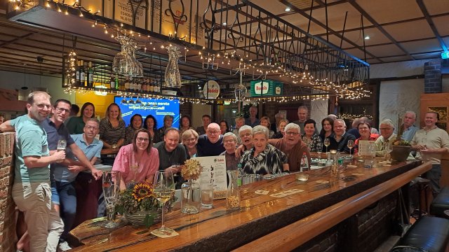 Groepsfoto van de vrijwilligers