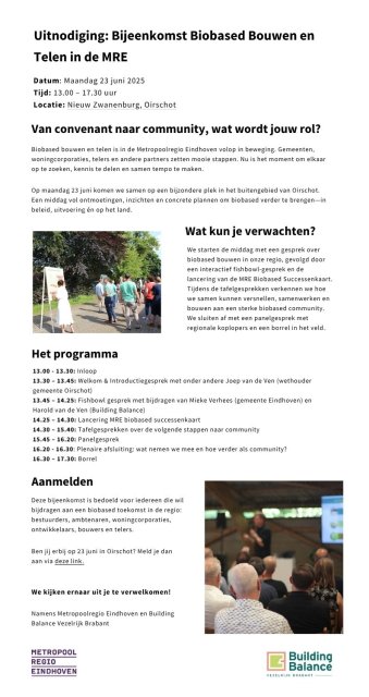 Afbeelding van de uitnodigingsflyer
