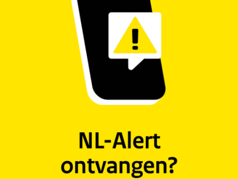 NL-alert logo telefoon