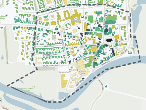 Plattegrond wijk Dalfsen Centrum