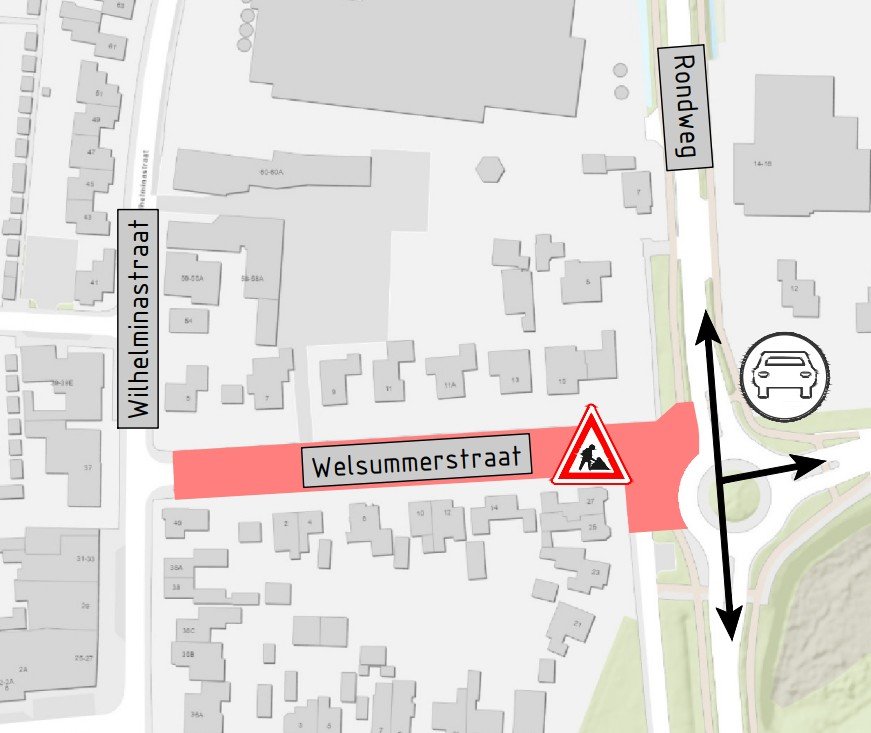 Welsummerstraat afsluiting