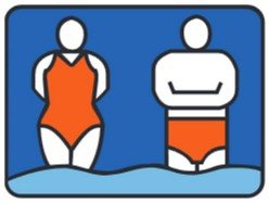 Zwemkleding voorschriften voorbeeld in illustratie