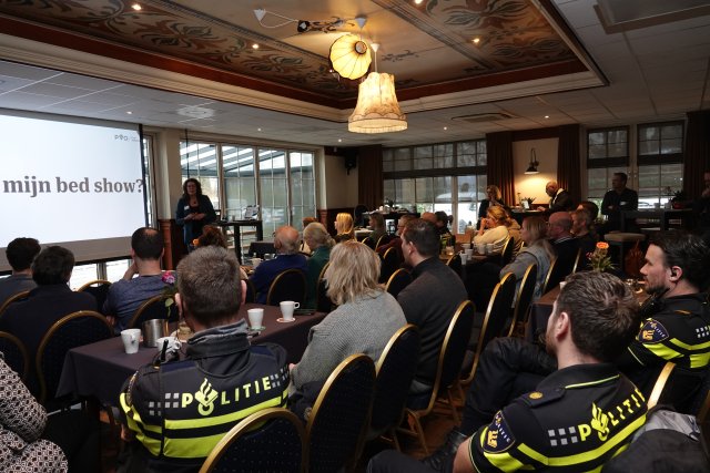 Foto van de zaal tijdens bijeenkomst Boer zoekt Boer