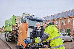 Andre Schuurman kijkt mee met de voorloper van ROVA